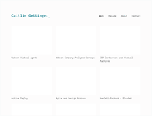 Tablet Screenshot of caitlingettinger.com